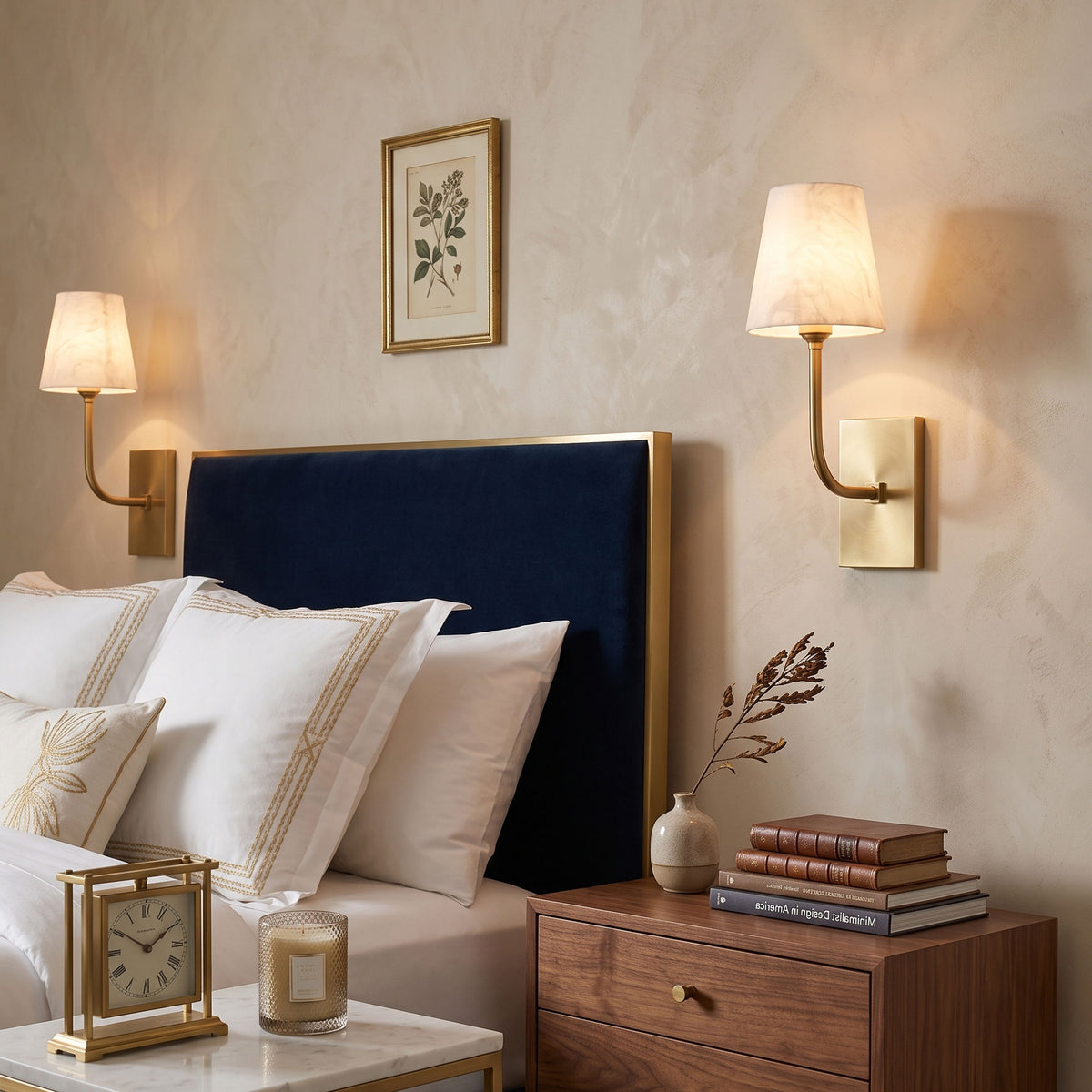 Bronson Alabaster Wall Sconce finish options