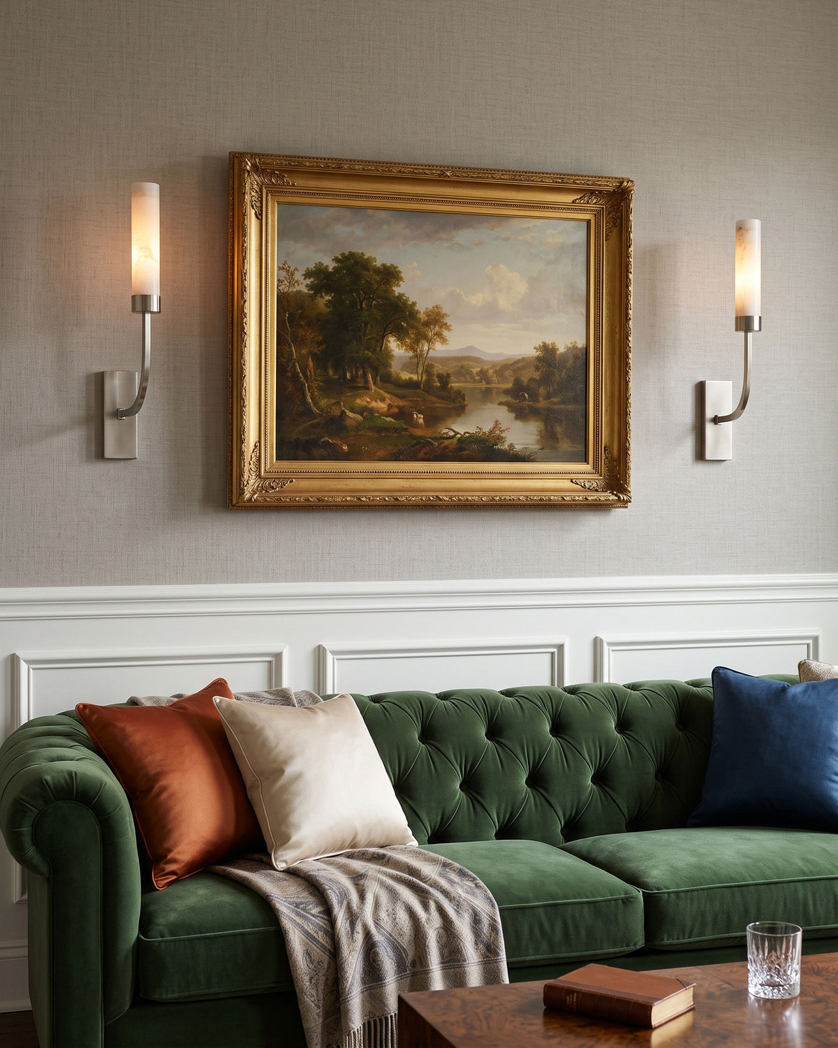 Stellan Alabaster Wall Sconce finish options